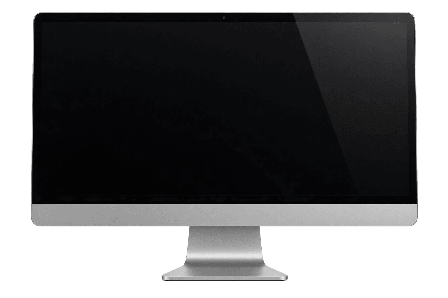 Photorealistic Apple monitor